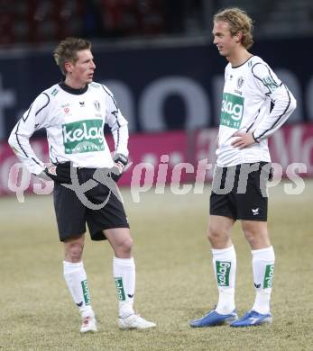 Fussball. T-Mobile Bundesliga. SK Austria Kaernten gegen SK Rapid Wien. Gernot Plassnegger, Lukas Moessner (Kaernten). Klagenfurt, am 16.2.2008.
Foto: Kuess
---
pressefotos, pressefotografie, kuess, qs, qspictures, sport, bild, bilder, bilddatenbank