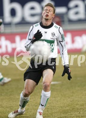 Fussball. T-Mobile Bundesliga. SK Austria Kaernten gegen SK Rapid Wien. Gernot Plassnegger (Kaernten). Klagenfurt, am 16.2.2008.
Foto: Kuess
---
pressefotos, pressefotografie, kuess, qs, qspictures, sport, bild, bilder, bilddatenbank