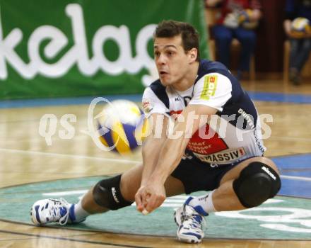 Volleyball OEVV Cup Herren. Hypo VBK Klagenfurt gegen Tirol. Fred Laure (Tirol). Klagenfurt, am 17.2.2008.
Foto: Kuess
---
pressefotos, pressefotografie, kuess, qs, qspictures, sport, bild, bilder, bilddatenbank