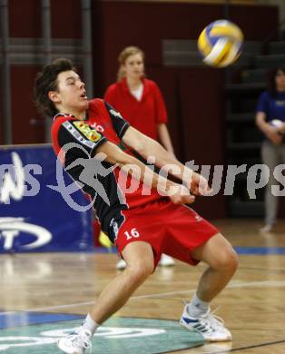 Volleyball OEVV Cup Herren. Hypo VBK Klagenfurt gegen Tirol. Simon Fruehbauer (Klagenfurt). Klagenfurt, am 17.2.2008.
Foto: Kuess
---
pressefotos, pressefotografie, kuess, qs, qspictures, sport, bild, bilder, bilddatenbank