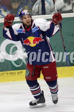 EBEL. Eishockey Bundesliga. VSV gegen Red Bull Salzburg. Torjubel Thomas Koch (Salzburg). Villach, am 17.2.2008.
Foto: Kuess
---
pressefotos, pressefotografie, kuess, qs, qspictures, sport, bild, bilder, bilddatenbank