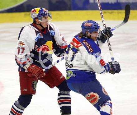 EBEL. Eishockey Bundesliga. VSV gegen Red Bull Salzburg. Wolfgang Kromp (VSV), Victor Lindgren (Salzburg). Villach, am 17.2.2008.
Foto: Kuess
---
pressefotos, pressefotografie, kuess, qs, qspictures, sport, bild, bilder, bilddatenbank