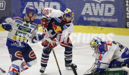 EBEL. Eishockey Bundesliga. VSV gegen Red Bull Salzburg. Mike Stewart, Gert Prohaska (VSV), Daniel Welser (Salzburg). Villach, am 17.2.2008.
Foto: Kuess
---
pressefotos, pressefotografie, kuess, qs, qspictures, sport, bild, bilder, bilddatenbank