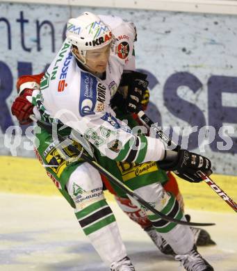 EBEL. Erste Bank Eishockey Bundesliga. KAC gegen Olympia Laibach. Ziga Pavlin (Laibach). Klagenfurt, am 19.2.2008.

Copyright Kuess

---
pressefotos, pressefotografie, kuess, qs, qspictures, sport, bild, bilder, bilddatenbank