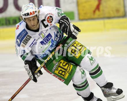 EBEL. Erste Bank Eishockey Bundesliga. KAC gegen Olympia Laibach. Tomaz Vnuk (Laibach).  Klagenfurt, am 19.2.2008.

Copyright Kuess

---
pressefotos, pressefotografie, kuess, qs, qspictures, sport, bild, bilder, bilddatenbank