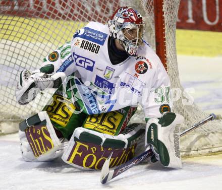 EBEL. Erste Bank Eishockey Bundesliga. KAC gegen Olympia Laibach. Alex Westlund (Laibach). Klagenfurt, am 19.2.2008.

Copyright Kuess

---
pressefotos, pressefotografie, kuess, qs, qspictures, sport, bild, bilder, bilddatenbank