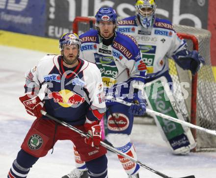 EBEL. Erste Bank Eishockey Bundesliga. VSV gegen Red Bull Salzburg. Thomas Pfeffer, Gert Prohaska(VSV), Donald MacLean (Salzburg). Villach, am 21.2.2008.

Copyright Kuess

---
pressefotos, pressefotografie, kuess, qs, qspictures, sport, bild, bilder, bilddatenbank