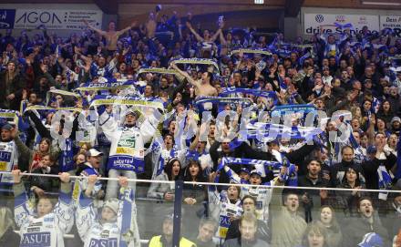 EBEL. Erste Bank Eishockey Bundesliga. VSV gegen Red Bull Salzburg. Jubel Fans (VSV). Villach, am 21.2.2008.

Copyright Kuess

---
pressefotos, pressefotografie, kuess, qs, qspictures, sport, bild, bilder, bilddatenbank