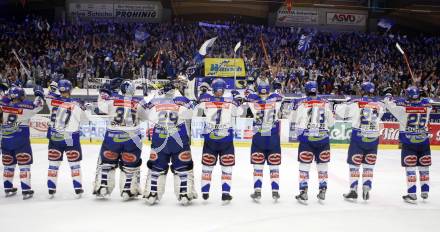 EBEL. Erste Bank Eishockey Bundesliga. VSV gegen Red Bull Salzburg. Schlussjubel (VSV). Villach, am 21.2.2008.

Copyright Kuess

---
pressefotos, pressefotografie, kuess, qs, qspictures, sport, bild, bilder, bilddatenbank