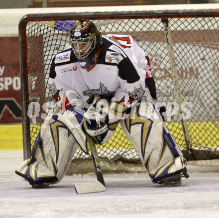 Eishockey Oberliga. Tarco Woelfe gegen ATUS Weiz Volksbank Bulls. Thomas Valtiner (Tarco). Klagenfurt, am 23.2.2008.
Foto: Kuess
---
pressefotos, pressefotografie, kuess, qs, qspictures, sport, bild, bilder, bilddatenbank