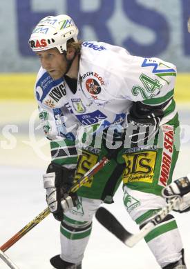 EBEL. Erste Bank Eishockey Bundesliga. KAC gegen Olympia Laibach. Tomaz Vnuk (Laibach). Klagenfurt, am 19.2.2008.
Foto: Kuess
---
pressefotos, pressefotografie, kuess, qs, qspictures, sport, bild, bilder, bilddatenbank