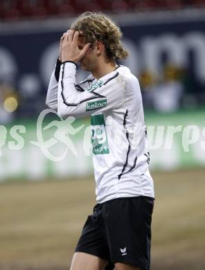 Fussball T-Mobile Bundesliga. SK Austria Kaernten gegen Sturm Graz. Lukas Moessner (Kaernten). Klagenfurt, am 26.2.2008.

Copyright Kuess

---
pressefotos, pressefotografie, kuess, qs, qspictures, sport, bild, bilder, bilddatenbank