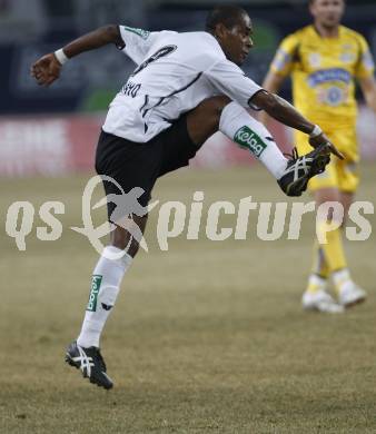 Fussball T-Mobile Bundesliga. SK Austria Kaernten gegen Sturm Graz. Alexandre Chiquinho Da Silva (Kaernten). Klagenfurt, am 26.2.2008.

Copyright Kuess

---
pressefotos, pressefotografie, kuess, qs, qspictures, sport, bild, bilder, bilddatenbank