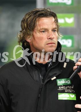 Fussball T-Mobile Bundesliga. SK Austria Kaernten gegen Sturm Graz. Trainer Frank Schinkels (Kaernten). Klagenfurt, am 26.2.2008.

Copyright Kuess

---
pressefotos, pressefotografie, kuess, qs, qspictures, sport, bild, bilder, bilddatenbank