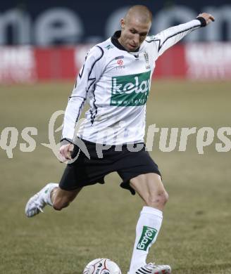 Fussball T-Mobile Bundesliga. SK Austria Kaernten gegen Sturm Graz. Patrick Wolf (Kaernten). Klagenfurt, am 26.2.2008.

Copyright Kuess

---
pressefotos, pressefotografie, kuess, qs, qspictures, sport, bild, bilder, bilddatenbank