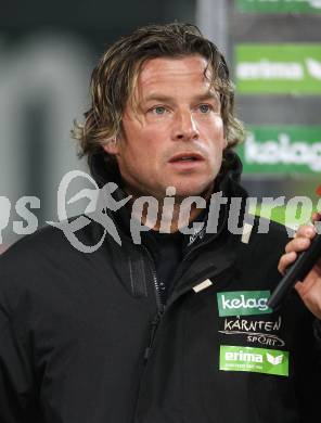 Fussball T-Mobile Bundesliga. SK Austria Kaernten gegen Sturm Graz. Trainer Frenkie Schinkels (Kaernten). Klagenfurt, am 26.2.2008.

Copyright Kuess

---
pressefotos, pressefotografie, kuess, qs, qspictures, sport, bild, bilder, bilddatenbank