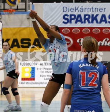 Volleyball Bundesliga. ATSC Wildcats gegen Salzburg. Tasha Shirline Holness (Wildcats). Klagenfurt, am 1.3.2008.
Foto: Kuess/Nadja Kuess
---
pressefotos, pressefotografie, kuess, qs, qspictures, sport, bild, bilder, bilddatenbank