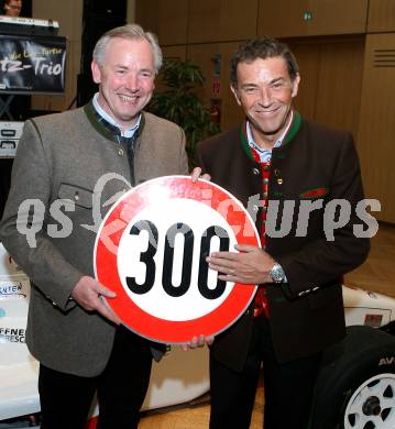 Motorsport. Bergrennen. 60. Geburtstag Hermann Waldy. Gerhard Doerfler, Joerg Haider. Feldkirchen, am1.3.2008.
Foto:Kuess
---
pressefotos, pressefotografie, kuess, qs, qspictures, sport, bild, bilder, bilddatenbank