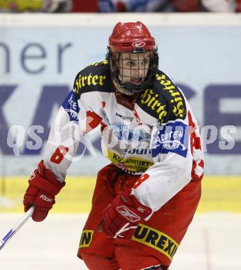 Eishockey. Oesterreichische Meisterschaft U20. KAC gegen VSV. Muehlstein (KAC). Klagenfurt, am 8.3.2008.

Copyright Kuess

---
pressefotos, pressefotografie, kuess, qs, qspictures, sport, bild, bilder, bilddatenbank