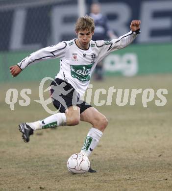 Fussball T-Mobile Bundesliga. SK Austria Kaernten gegen SV Mattersburg. Manuel Weber (Kaernten).  Klagenfurt, am 8.3.2008.

Copyright Kuess

---
pressefotos, pressefotografie, kuess, qs, qspictures, sport, bild, bilder, bilddatenbank