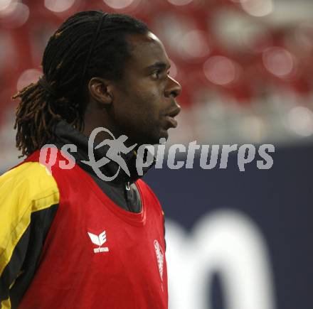 Fussball T-Mobile Bundesliga. SK Austria Kaernten gegen SV Mattersburg. Joseph Ngwenya (Kaernten).  Klagenfurt, am 8.3.2008.

Copyright Kuess

---
pressefotos, pressefotografie, kuess, qs, qspictures, sport, bild, bilder, bilddatenbank