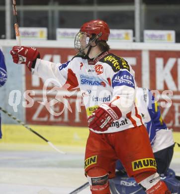 Eishockey. Oesterreichische Meisterschaft U20. KAC gegen VSV. Hundertpfund (KAC). Klagenfurt, am 8.3.2008.

Copyright Kuess

---
pressefotos, pressefotografie, kuess, qs, qspictures, sport, bild, bilder, bilddatenbank