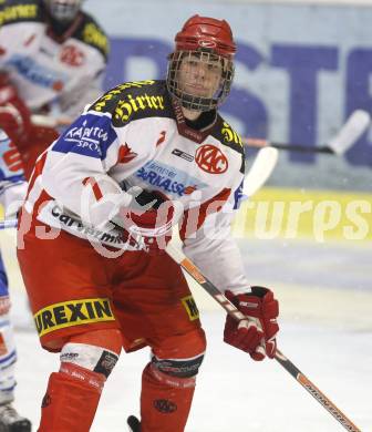 Eishockey. Oesterreichische Meisterschaft U20. KAC gegen VSV. Hundertpfund (KAC). Klagenfurt, am 8.3.2008.

Copyright Kuess

---
pressefotos, pressefotografie, kuess, qs, qspictures, sport, bild, bilder, bilddatenbank