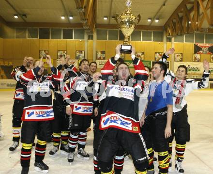 Eishockey Oberliga. Tarco Woelfe gegen ATUS Weiz. Jubel (Weiz). Klagenfurt, am 19.2.2008.

Copyright Kuess

---
pressefotos, pressefotografie, kuess, qs, qspictures, sport, bild, bilder, bilddatenbank