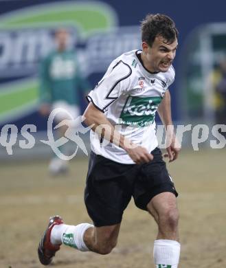 Fussball T-Mobile Bundesliga. SK Austria Kaernten gegen SV Mattersburg. Alexander hauser (Kaernten).  Klagenfurt, am 8.3.2008.

Copyright Kuess

---
pressefotos, pressefotografie, kuess, qs, qspictures, sport, bild, bilder, bilddatenbank