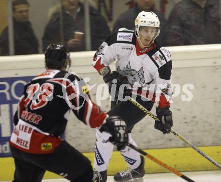 Eishockey Oberliga. Tarco Woelfe gegen ATUS Weiz. Paul Eggenberger (Tarco). Klagenfurt, am 8.3.2008.

Copyright Kuess

---
pressefotos, pressefotografie, kuess, qs, qspictures, sport, bild, bilder, bilddatenbank