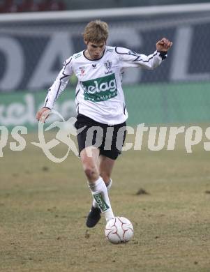 Fussball T-Mobile Bundesliga. SK Austria Kaernten gegen SV Mattersburg. Manuel Weber (Kaernten).  Klagenfurt, am 8.3.2008.

Copyright Kuess

---
pressefotos, pressefotografie, kuess, qs, qspictures, sport, bild, bilder, bilddatenbank