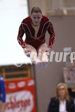 Turnen. 5 Laender Vergleichskampf. Bodenturnen. Barbara Gasser (TS Lustenau), (AUT). Klagenfurt, am 8.3.2008.

Copyright Kuess

---
pressefotos, pressefotografie, kuess, qs, qspictures, sport, bild, bilder, bilddatenbank