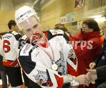 Eishockey Oberliga. Tarco Woelfe gegen ATUS Weiz. Peter Mateicka (Tarco). Klagenfurt, am 8.3.2008.

Copyright Kuess

---
pressefotos, pressefotografie, kuess, qs, qspictures, sport, bild, bilder, bilddatenbank