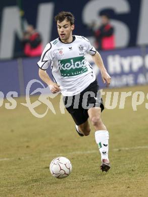 Fussball T-Mobile Bundesliga. SK Austria Kaernten gegen SV Mattersburg. Alexander Hauser (Kaernten). Klagenfurt, am 8.3.2008.

Copyright Kuess

---
pressefotos, pressefotografie, kuess, qs, qspictures, sport, bild, bilder, bilddatenbank