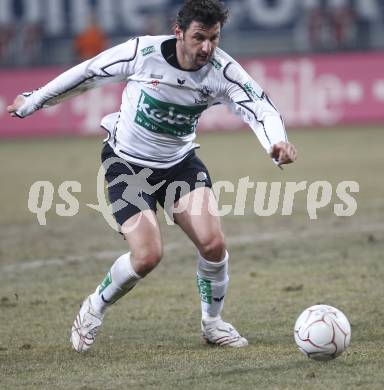 Fussball T-Mobile Bundesliga. SK Austria Kaernten gegen SV Mattersburg. Roland Kollmann (Kaernten). Klagenfurt, am 8.3.2008.

Copyright Kuess

---
pressefotos, pressefotografie, kuess, qs, qspictures, sport, bild, bilder, bilddatenbank