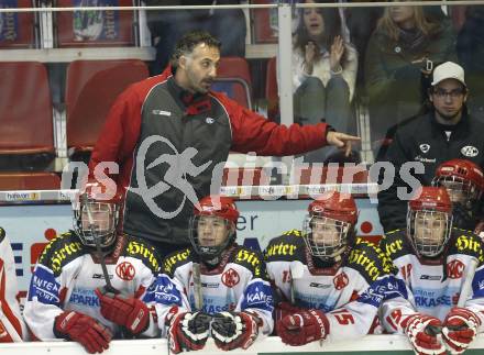 Eishockey. Oesterreichische Meisterschaft U20. KAC gegen VSV. Trainer Gerald Ressmann (KAC). Klagenfurt, am 8.3.2008.

Copyright Kuess

---
pressefotos, pressefotografie, kuess, qs, qspictures, sport, bild, bilder, bilddatenbank