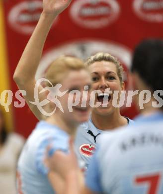 Volleyball Bundesliga Damen. ATSC Wildcats gegen Linz. Jubel Terese Mc Natt (Wildcats). Klagenfurt, am 12.3.2008.

Copyright Kuess

---
pressefotos, pressefotografie, kuess, qs, qspictures, sport, bild, bilder, bilddatenbank