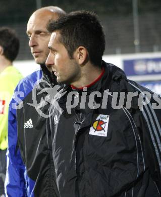 Fussball RTed Zac.  FC Kaernten gegen SC Austria Lustenau. Nenad Bjelica, Slobodan Grubor (FCK). Klagenfurt, am 14.3.2008. Klagenfurt, am 14.3.2008.

Copyright Kuess

---
pressefotos, pressefotografie, kuess, qs, qspictures, sport, bild, bilder, bilddatenbank