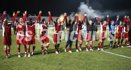 Fussball RTed Zac.  FC Kaernten gegen SC Austria Lustenau. Jubel FCK. Klagenfurt, am 14.3.2008. Klagenfurt, am 14.3.2008.

Copyright Kuess

---
pressefotos, pressefotografie, kuess, qs, qspictures, sport, bild, bilder, bilddatenbank