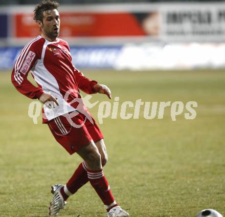 Fussball RTed Zac.  FC Kaernten gegen SC Austria Lustenau. Mario Steiner (FCK). Klagenfurt, am 14.3.2008. Klagenfurt, am 14.3.2008.

Copyright Kuess

---
pressefotos, pressefotografie, kuess, qs, qspictures, sport, bild, bilder, bilddatenbank