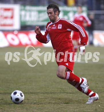 Fussball RTed Zac.  FC Kaernten gegen SC Austria Lustenau. Mario Steiner (FCK). Klagenfurt, am 14.3.2008. Klagenfurt, am 14.3.2008.

Copyright Kuess

---
pressefotos, pressefotografie, kuess, qs, qspictures, sport, bild, bilder, bilddatenbank