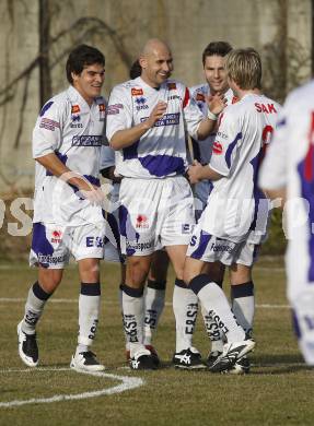 Fussball Regionalliga. SAK gegen SV Grieskirchen. Senad Tiganj (SAK). Torjubel SAK. Klagenfurt, am 15.3.2008.

Copyright Kuess

---
pressefotos, pressefotografie, kuess, qs, qspictures, sport, bild, bilder, bilddatenbank