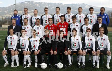 Fussball Regionalliga. SK WAC/St. Andrae Mannschaftsfoto. St. Andrae, am 18.3.2008.
Foto: Kuess
---
pressefotos, pressefotografie, kuess, qs, qspictures, sport, bild, bilder, bilddatenbank