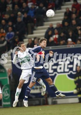 Fussball. Bundesliga. SK Austria Kelag Kaernten gegen FC Red Bull Salzburg. Junuzovic Zlatko (Kaernten),Steinhöfer Markus (Salzburg). Klagenfurt, 19.3.2008
Copyright Kuess

---
pressefotos, pressefotografie, kuess, qs, qspictures, sport, bild, bilder, bilddatenbank