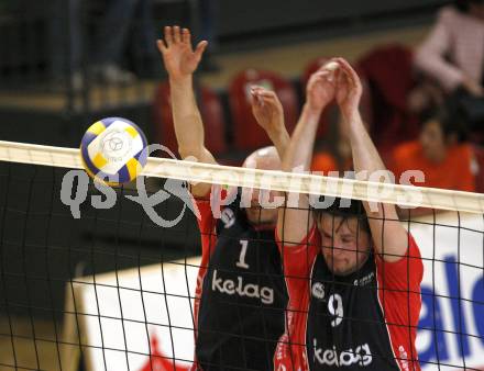 Volleyball. HYPO VBK gegen hotVolleys. Zhivko Kolev, Peter Vanik (HYPO). Klagenfurt, 19.3.2008.
Foto: Kuess
---
pressefotos, pressefotografie, kuess, qs, qspictures, sport, bild, bilder, bilddatenbank