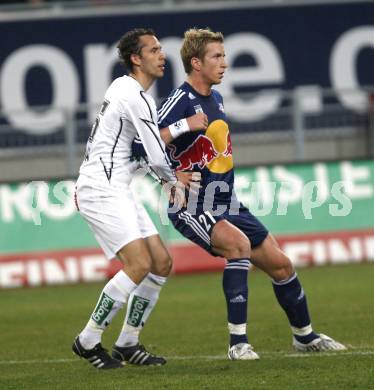 Fussball. Bundesliga. SK Austria Kelag Kaernten gegen FC Red Bull Salzburg. Prawda Christian (Kaernten), Janko Marc (Salzburg). Klagenfurt, 19.3.2008
Copyright Kuess

---
pressefotos, pressefotografie, kuess, qs, qspictures, sport, bild, bilder, bilddatenbank