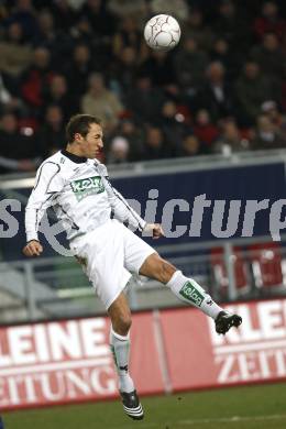 Fussball T-Mobile Bundesliga. SK Austria Kaernten gegen Red Bull Salzburg. Manuel Ortlechner (Kaernten). Klagenfurt, am 19.3.2008.

Copyright Kuess

---
pressefotos, pressefotografie, kuess, qs, qspictures, sport, bild, bilder, bilddatenbank