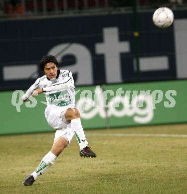 Fussball T-Mobile Bundesliga. SK Austria Kaernten gegen Red Bull Salzburg. Carlos Chaile (Kaernten). Klagenfurt, am 19.3.2008.

Copyright Kuess

---
pressefotos, pressefotografie, kuess, qs, qspictures, sport, bild, bilder, bilddatenbank