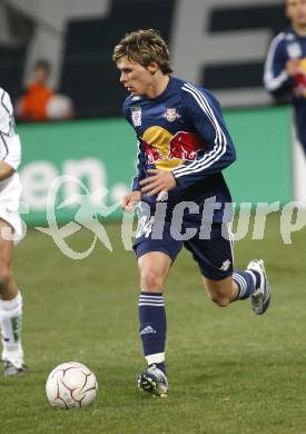 Fussball T-Mobile Bundesliga. SK Austria Kaernten gegen Red Bull Salzburg. Christoph Leitgeb (Salzburg). Klagenfurt, am 19.3.2008.

Copyright Kuess

---
pressefotos, pressefotografie, kuess, qs, qspictures, sport, bild, bilder, bilddatenbank