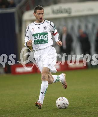 Fussball T-Mobile Bundesliga. SK Austria Kaernten gegen Red Bull Salzburg. Martin Hiden (Kaernten). Klagenfurt, am 19.3.2008.

Copyright Kuess

---
pressefotos, pressefotografie, kuess, qs, qspictures, sport, bild, bilder, bilddatenbank